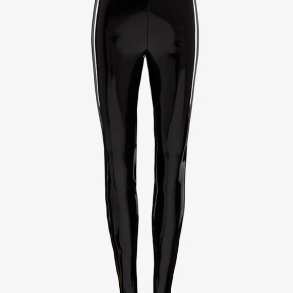 Commando Size Large Faux Leather Fully Lined Pencil Leggings - Picture 3 of 10